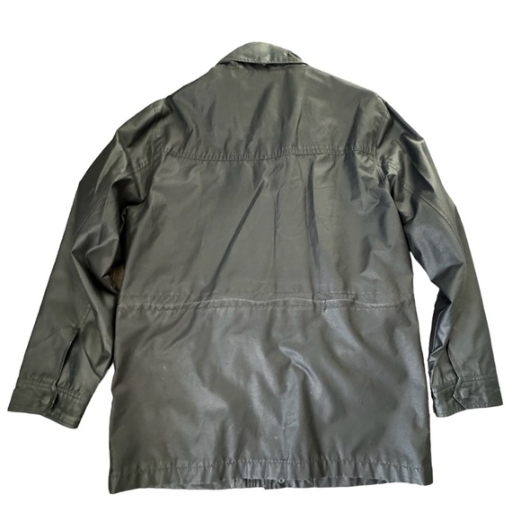 JOSEPH ABBOUD***Waxed Black Hooded Jacket Coat***Medium - Picture 7 of 9